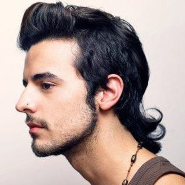 A mullet hairstyle for men