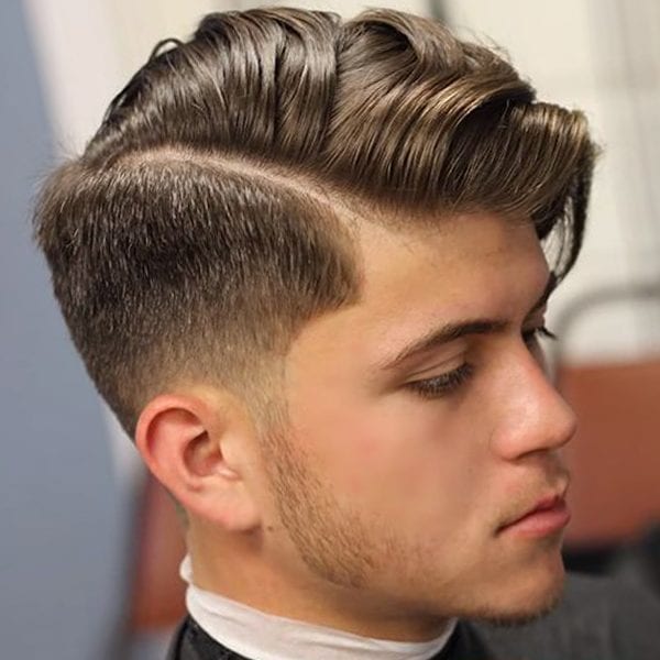 An undercut hairstyle for men