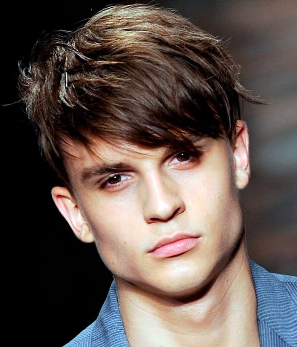 View Mens Hairstyles Messy Fringe