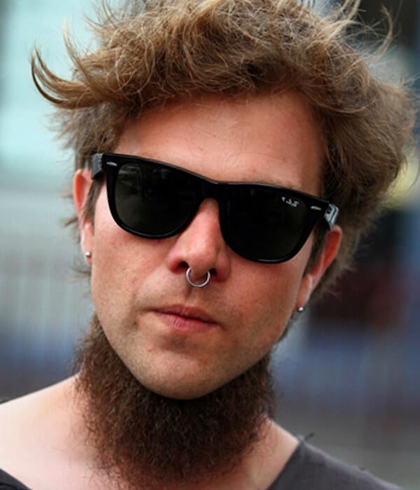 Neckbeard cool beard style