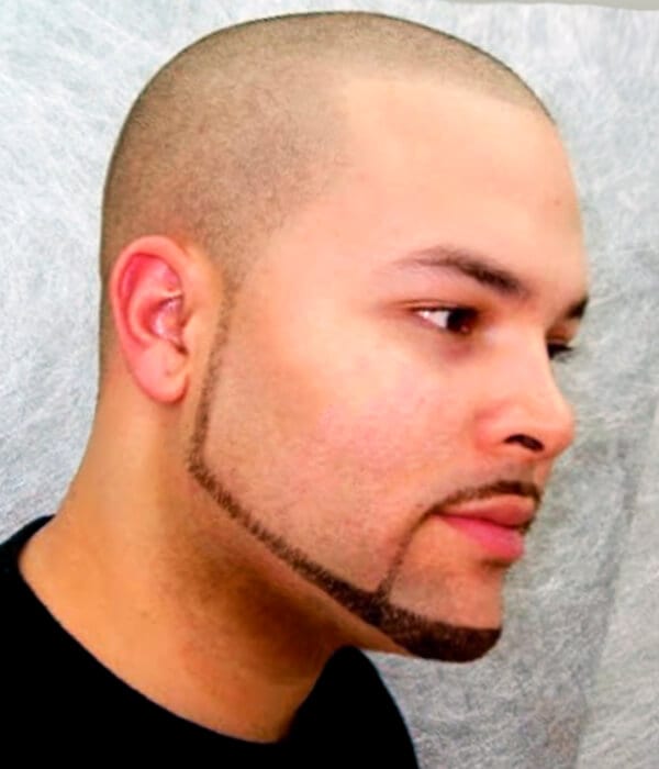 Pencil short beard style