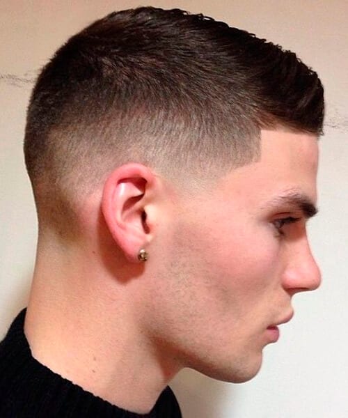 Fade haircut for handsome men in the 21-st century