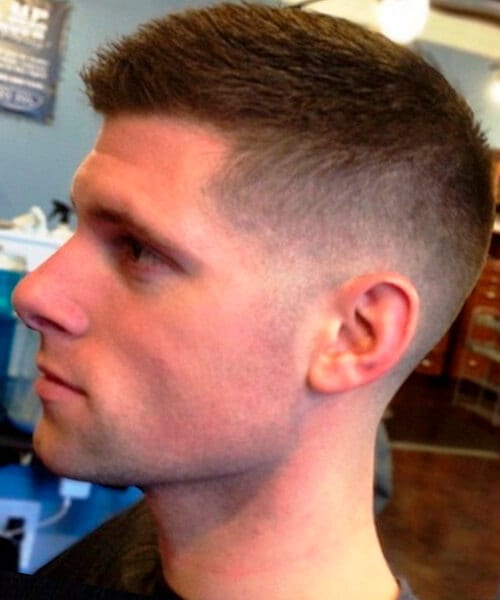 Mid fade haircut for men