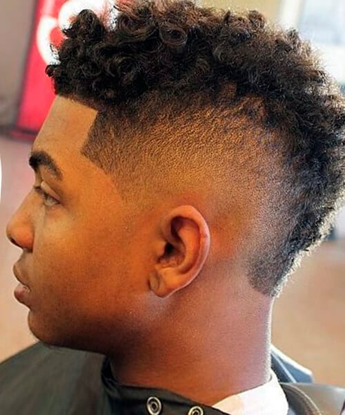 Mohawk fade haircut for men