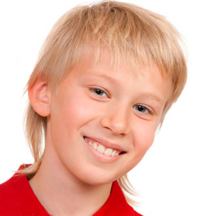 Mullet haircut for boys