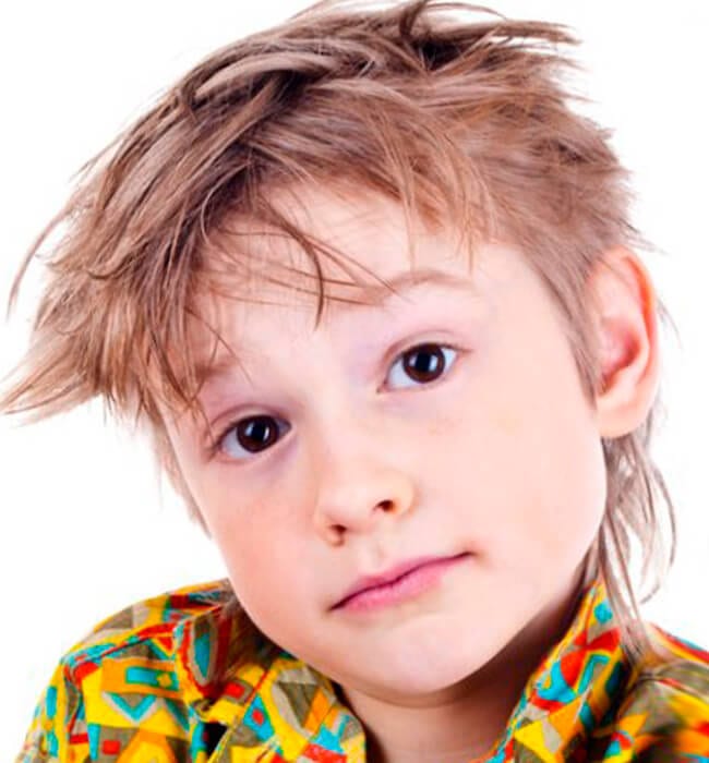 Rocker haircut for boys