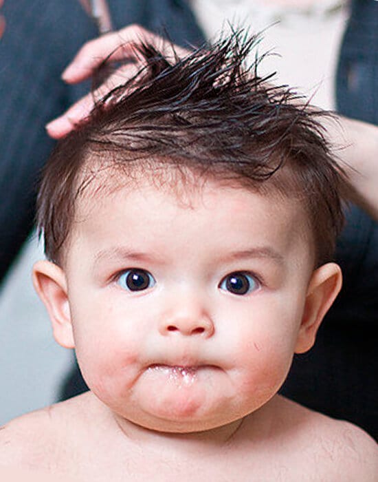 Baby haircut