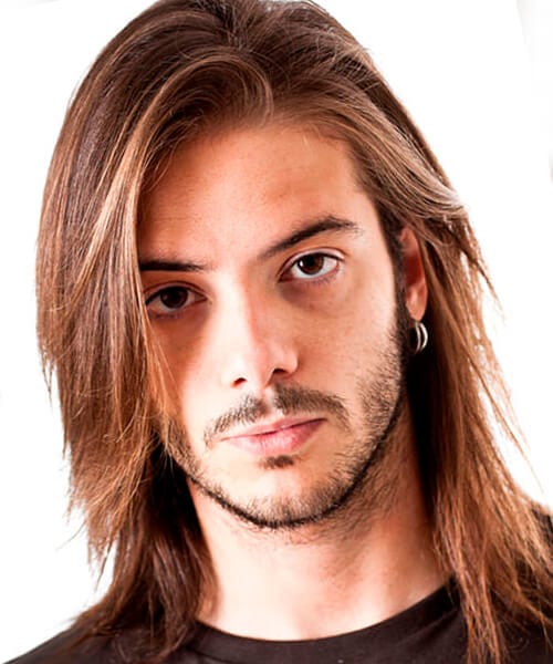 Layered Long Hair For Men