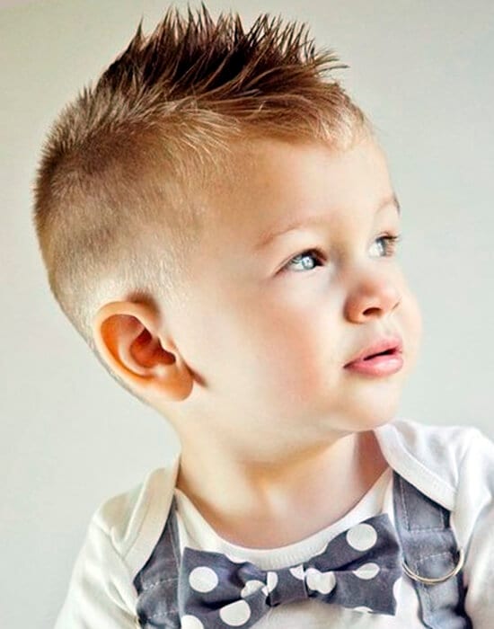 Mini Mohawk cool haircut for boys