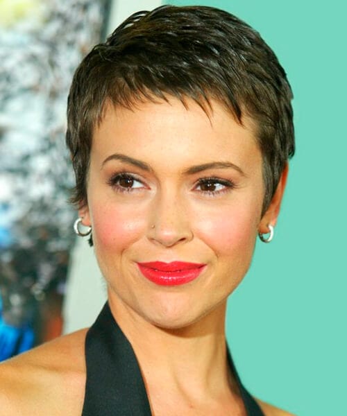 Alyssa Milano hairstyles