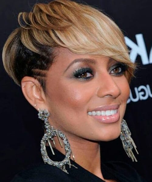 Keri Hilson celebrity short hairstyle