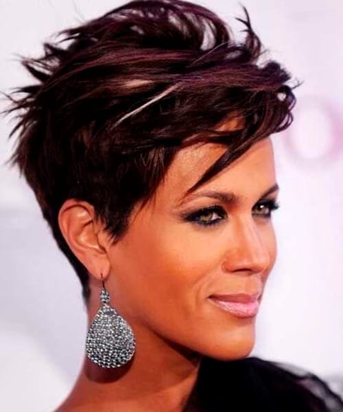 Nicole Ari Parker celebrity short hairstyle