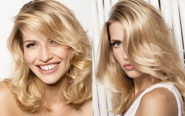 Blonde medium length hairstyles