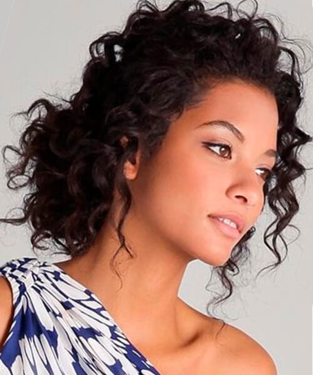 Natural Updo Hairstyles For Curly Hair : 40 Creative Updos For Curly ...