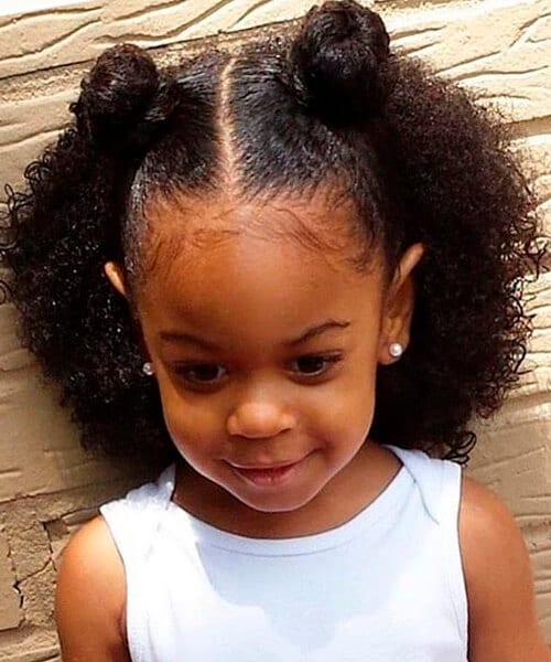 Summer time fun natural hairstyle for kids