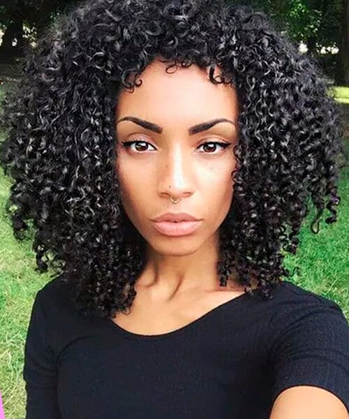 Natural Curly Hairstyles Short Length