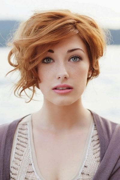 Short hairstyles for wavy hair