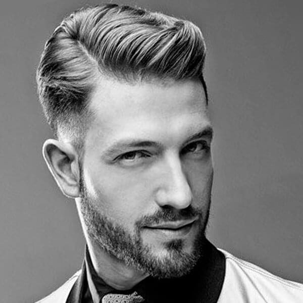 Architectural men’s undercut hairstyle