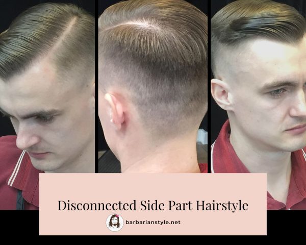 Disconnected Side Part Hairstyle