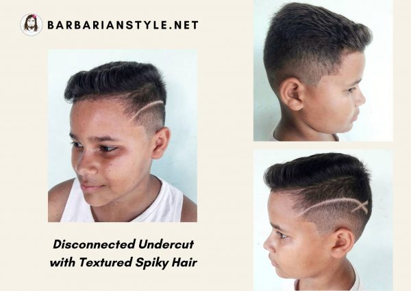 Disconnected Undercut with Textured Spiky Hair