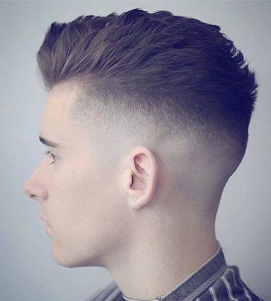 Fade Pompadour Hairstyle
