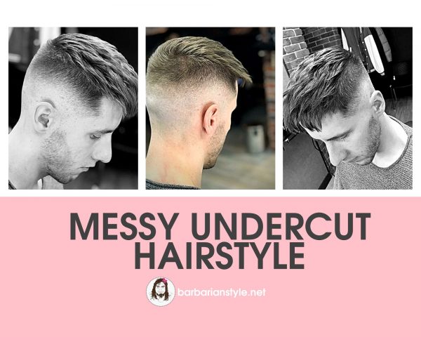 Messy Undercut Hairstyle