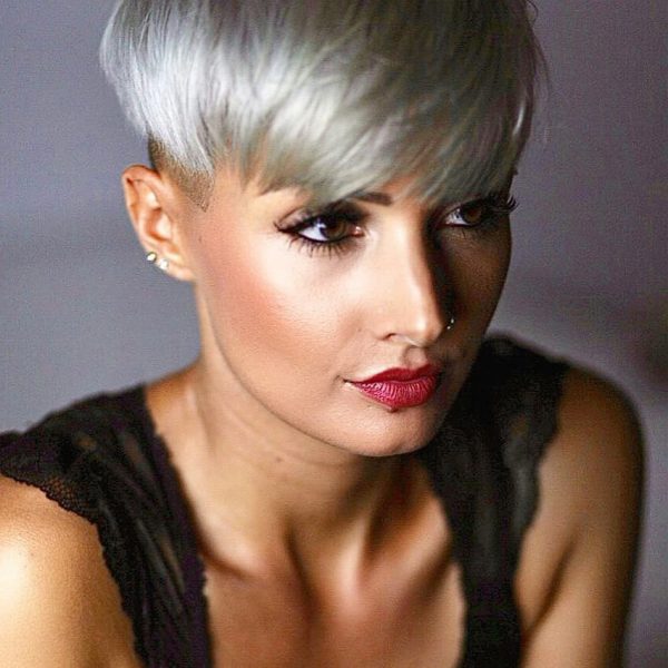 Short Hairstyle for Gray Hair