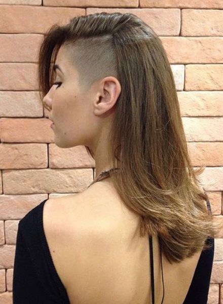 Side Part Hairstyle for Long Hair