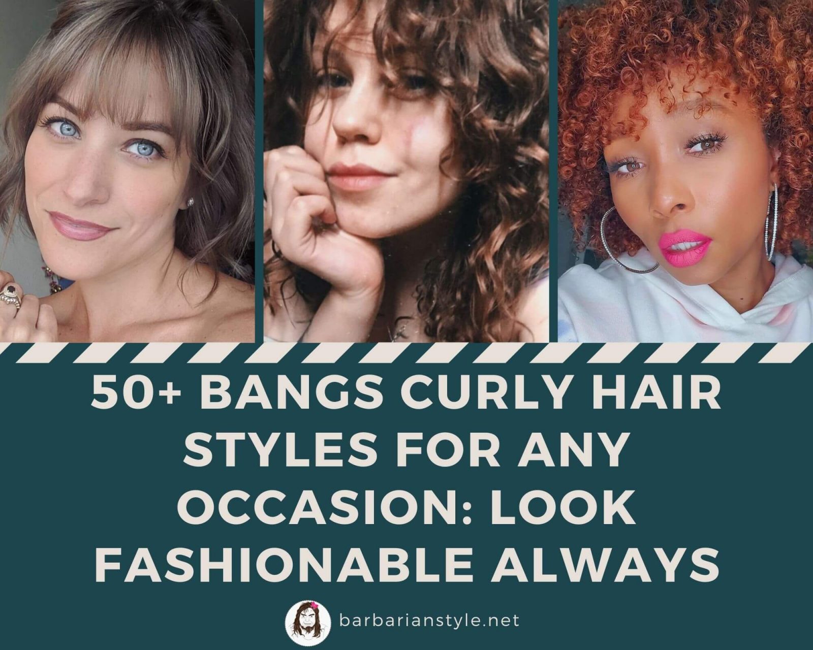 50+ Bangs Curly Hairstyles for Any Occasion: Look Fashionable Always