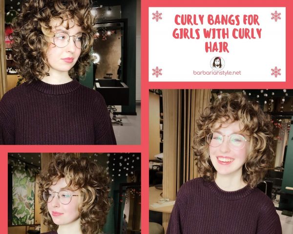 curly bangs for girls with curly hair