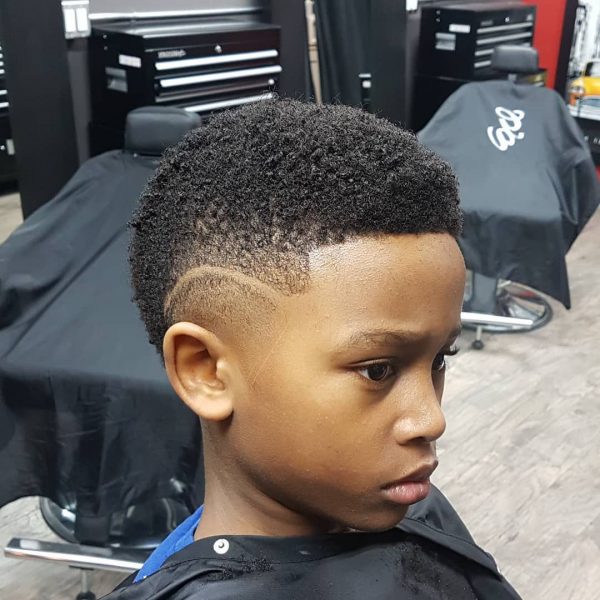 Great-Looking Short Disconnected Undercut for Boys