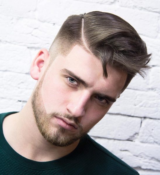 Cool Zig-Zag Hairstyle for Men