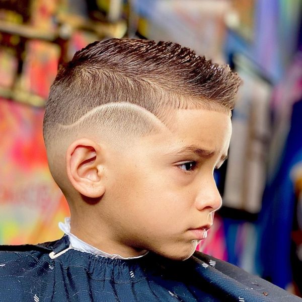 Mohawk Undercut Hairstyle for Toddler Boys