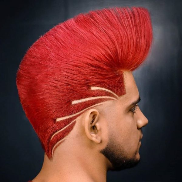 Red Rooster Hairstyle for Guys