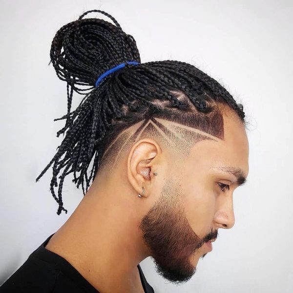 Afro Haircut for Men with Dreads