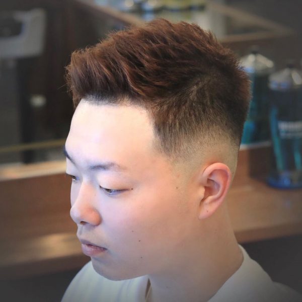 Asian Bald Fade Haircut