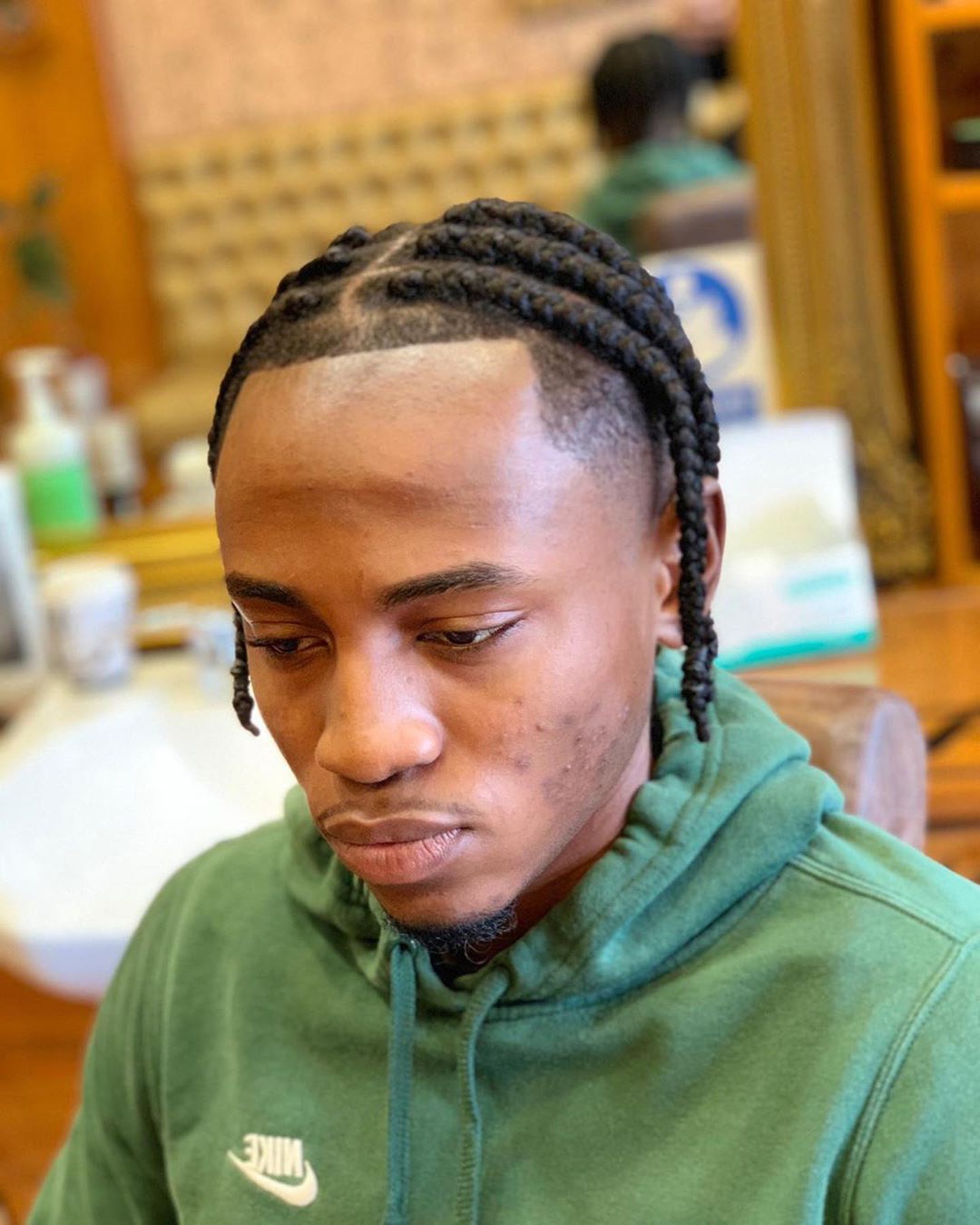 Featured image of post Mid Bald Fade With Braids : A lovely mid fade looks marvelous with a part as long as one side is a little shorter than the other.