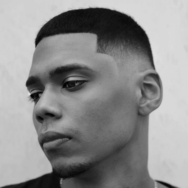 Crop Top Taper Fade Hairstyle for Guys
