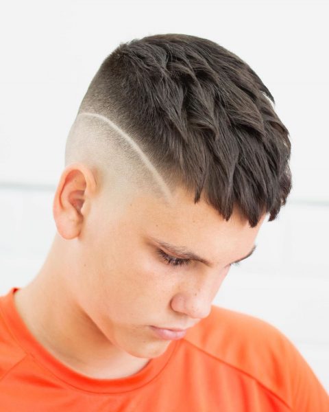 Disconnected Undercut with Taper Fade
