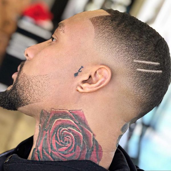 Low Fade Haircut for Black Guys