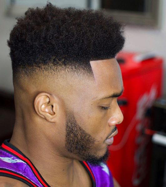 Low Fade Haircut for Black Men