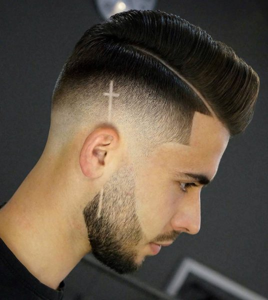Mexican Hairstyle with Long Cross Design
