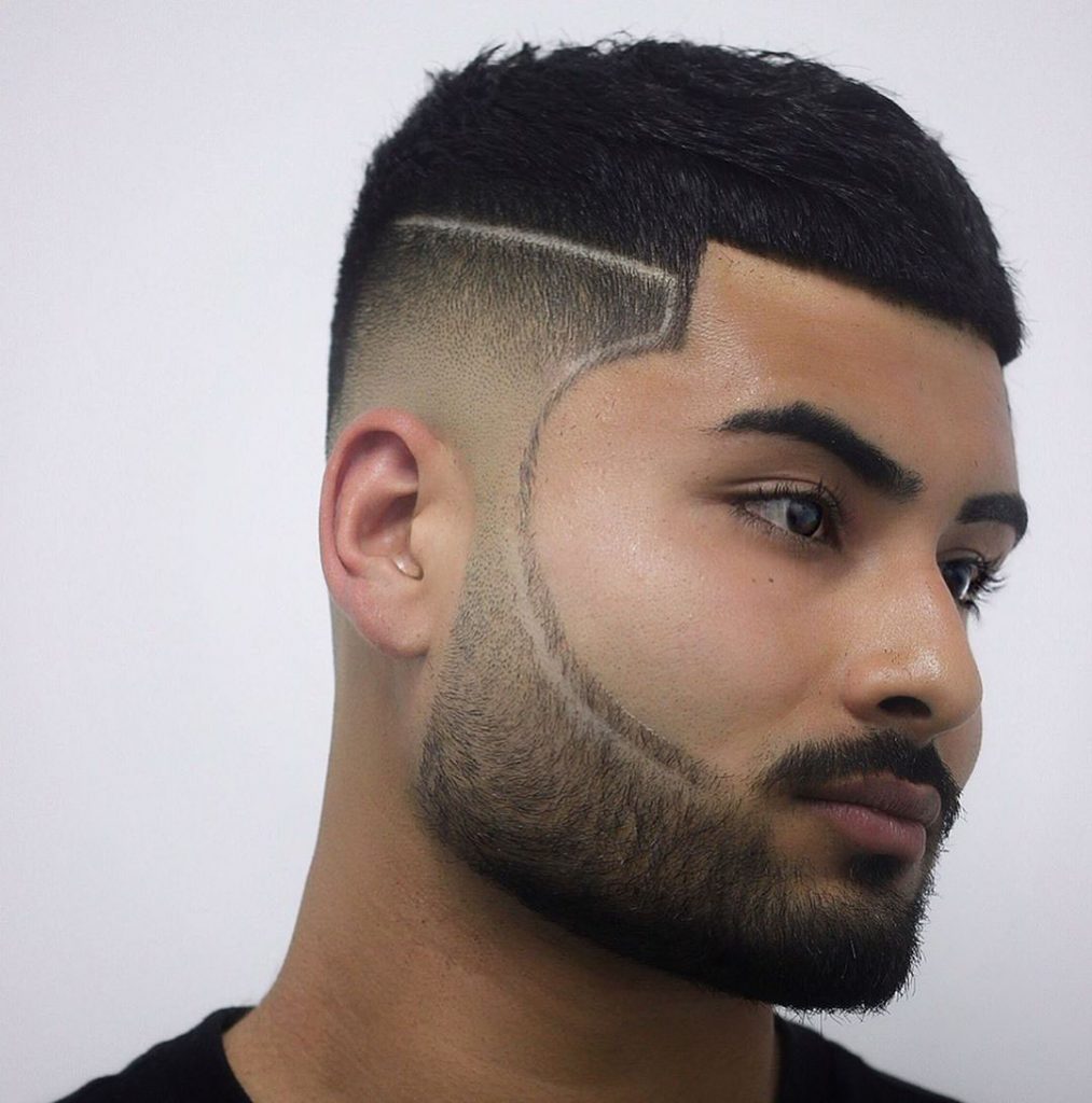 Mexican Low Taper Fade Hairstyle For Guys Side View 1013x1024 