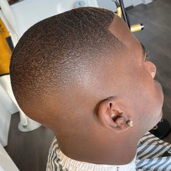 Mid Fade Haircut for Black Men