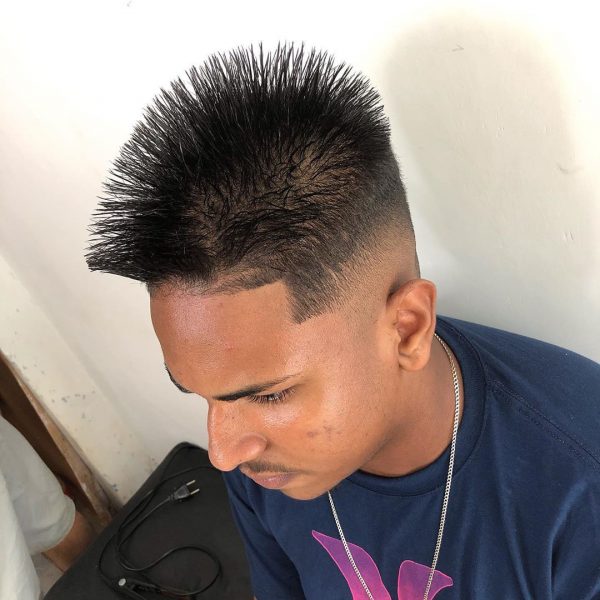 Sharp Taper Fade Hairstyle