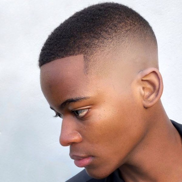 Short Undercut with Angle for Black Guys