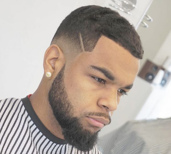 Taper Fade + Waves Hairstyle for Black Males
