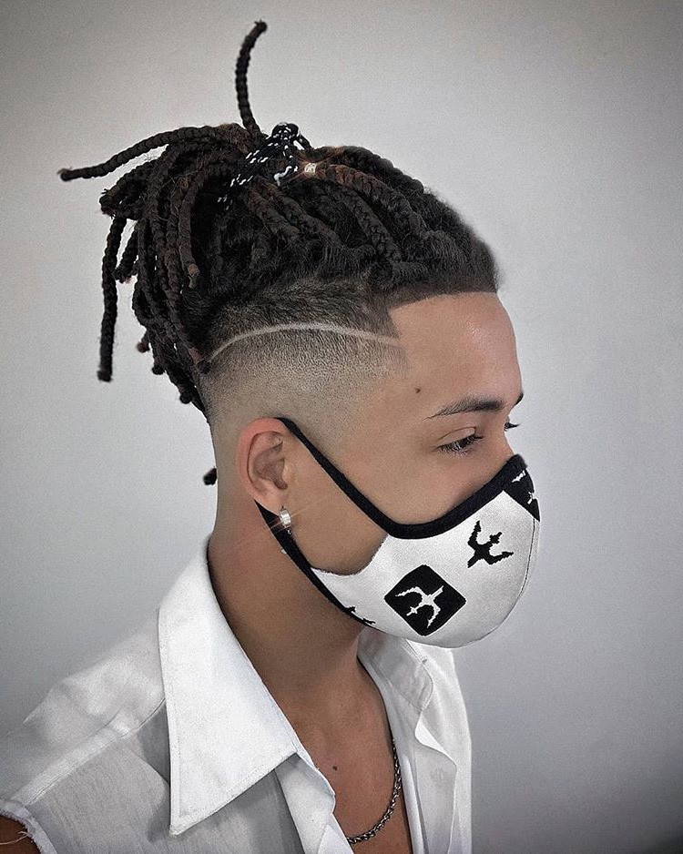 Featured image of post High Bald Fade With Braids - A high or very high bald fade is described as the hairstyle in which the shaved part of your head covers a lot more space on the sides and in the back.