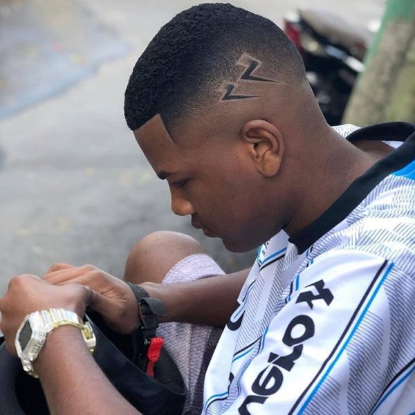 High Fade Haircut for Black Men