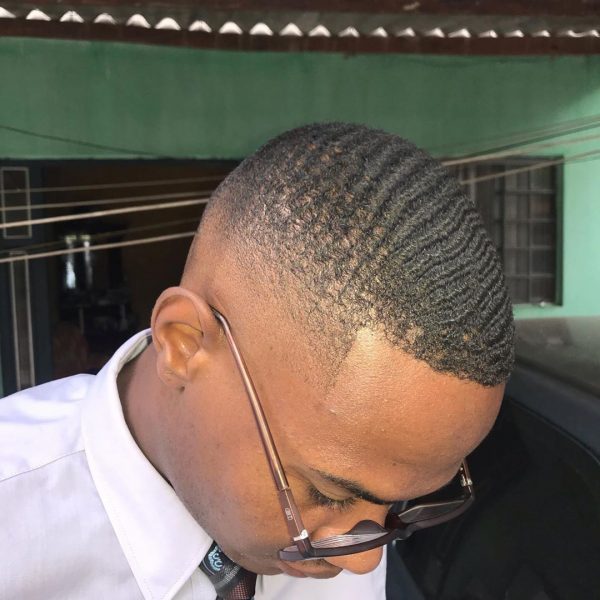 Skin Fade with Waves